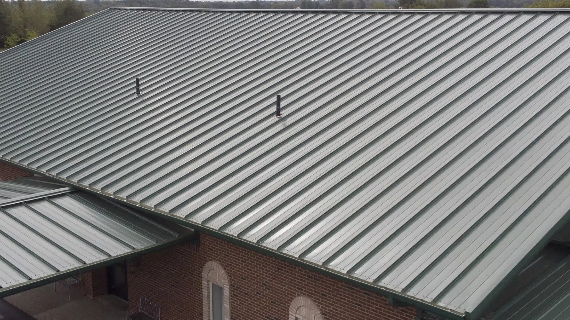 Central-Loc Evergreen Roof on a Church Building