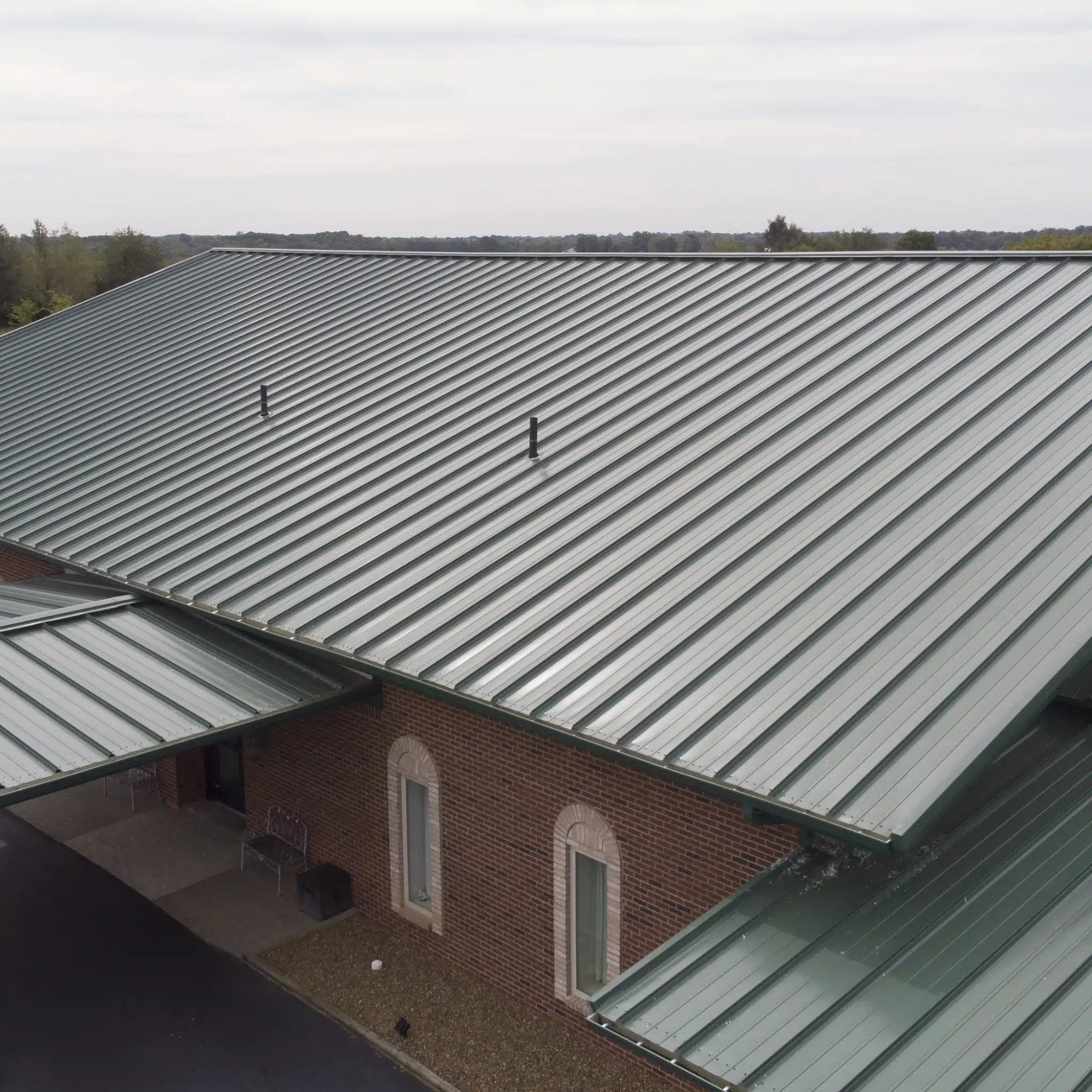 Roof made from Standing Seam Panels