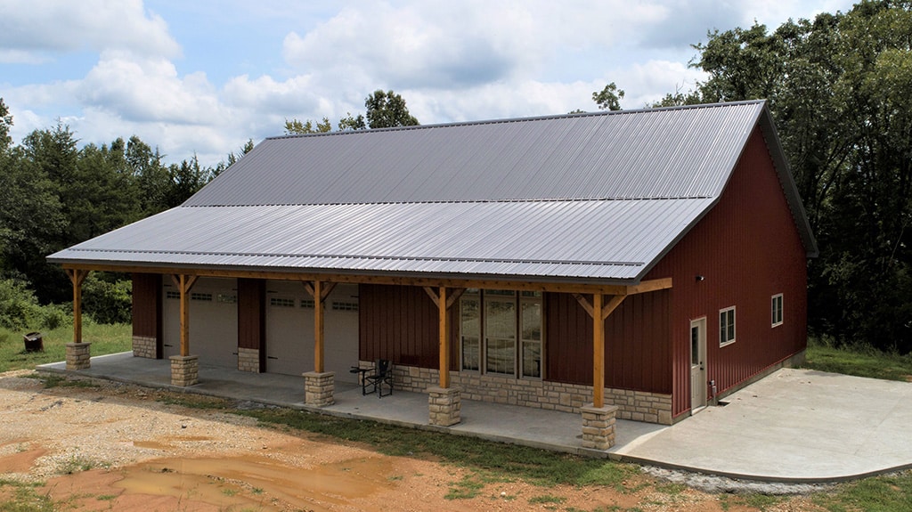 Barn with Central States Metal Roof