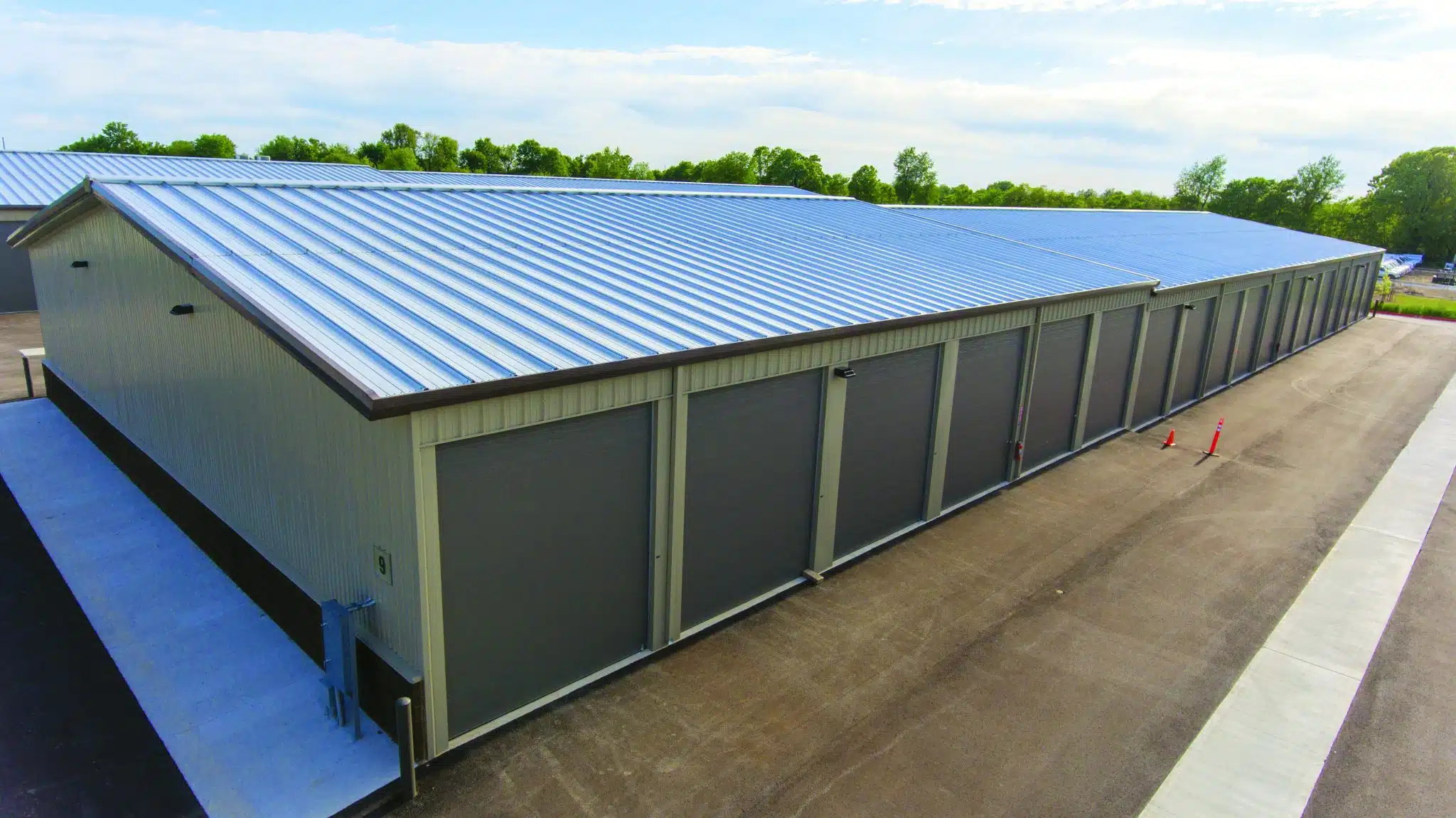 Metal Self-Storage Building, R-Loc with Desert Wall and Galvalume Roof