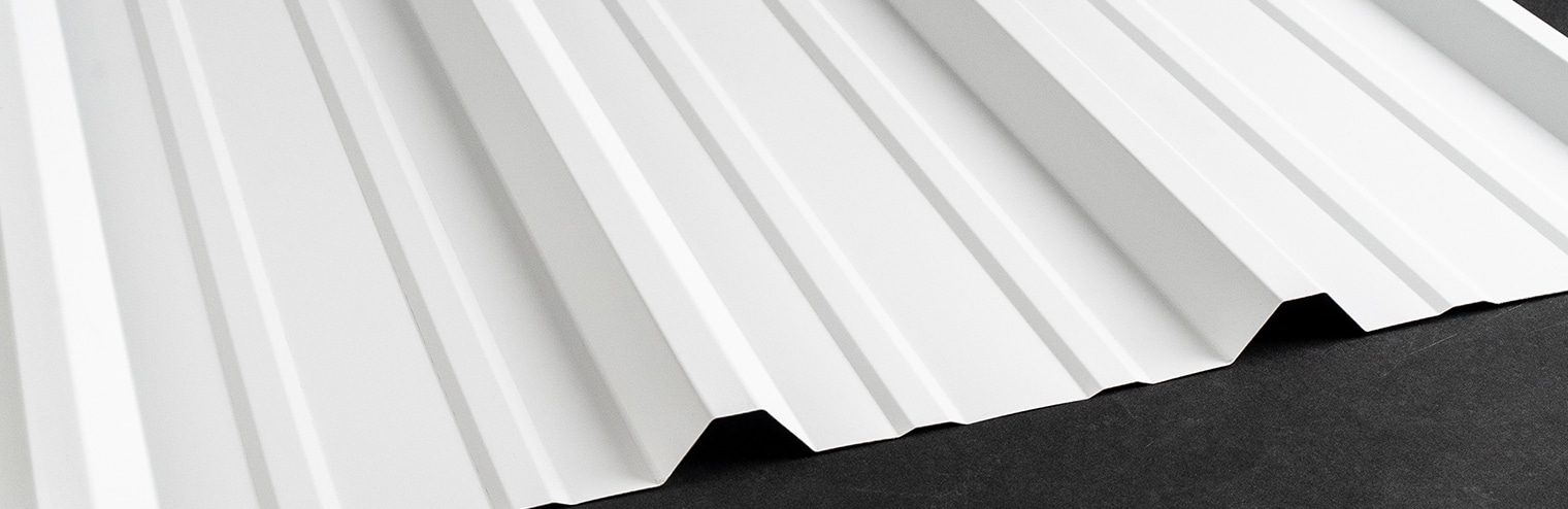 R-Loc Metal Panel in Brilliant White