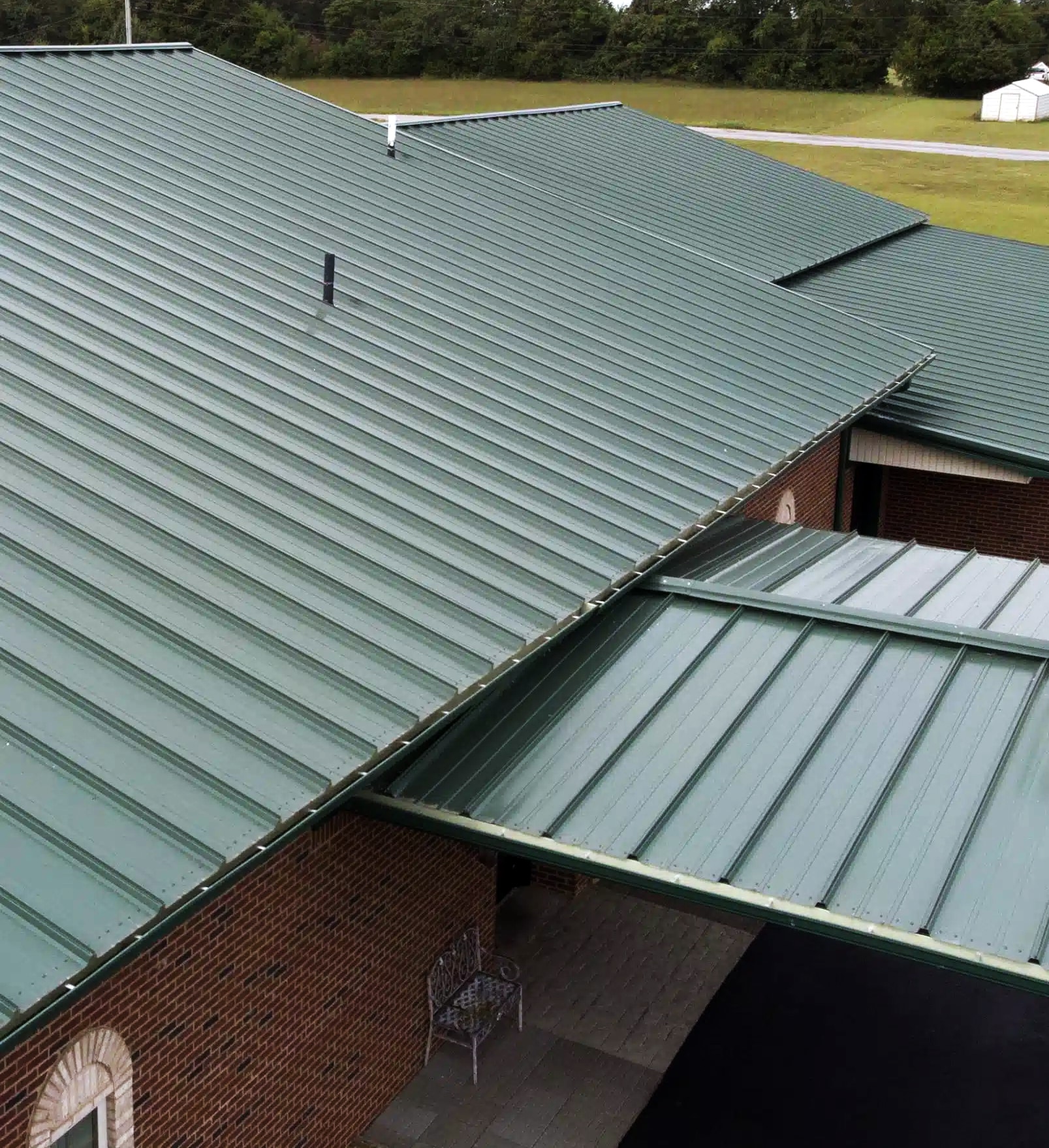 Roof made from Standing Seam Panels