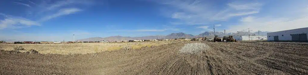 Construction in Tooele UT, Dirt being moved for construction