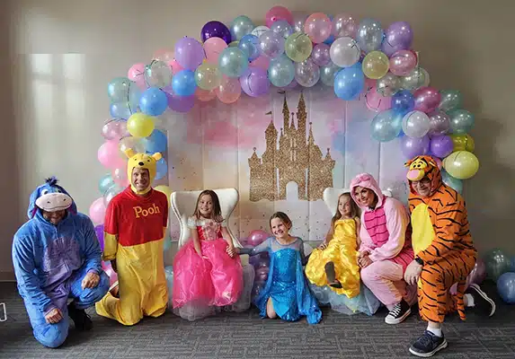 Central States Employees participating in a Disney Giving back event in costume