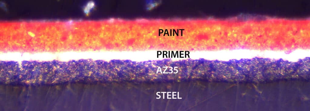 AZ35 layers of steel