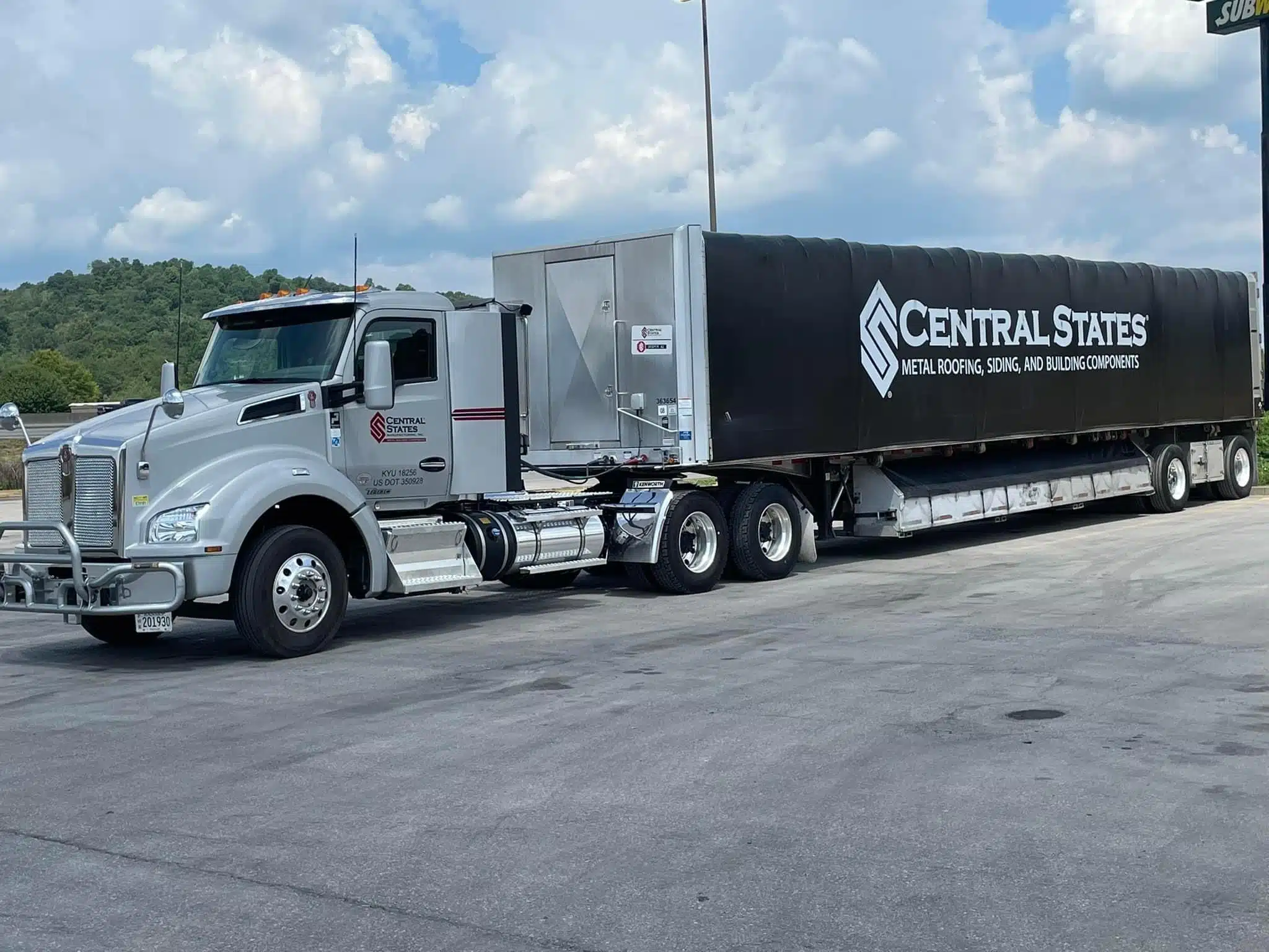 Central States Delivery Truck and Trailer