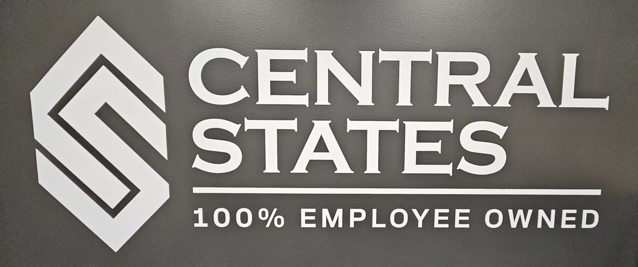 Central States 100% Employee Owned Logo on Wall