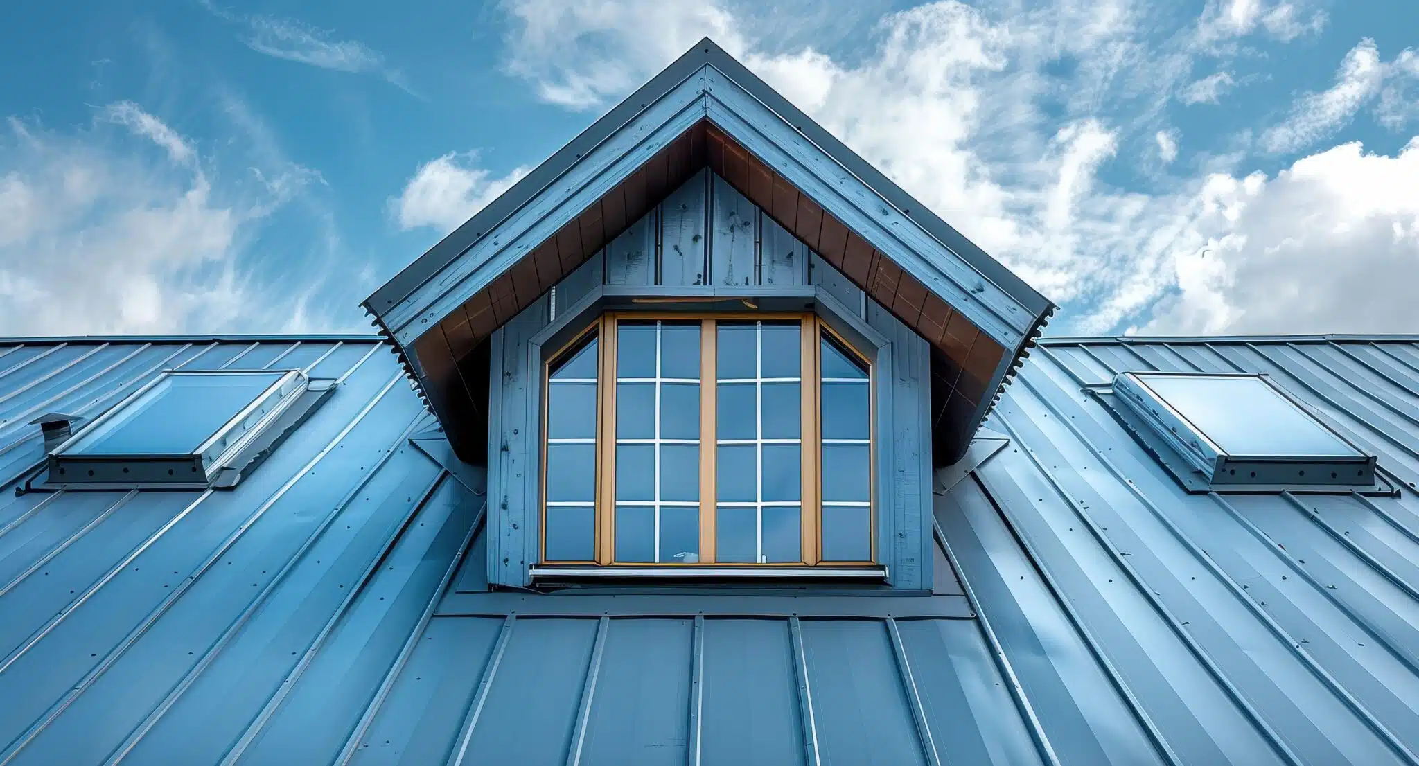 Metal Roof with Dormer